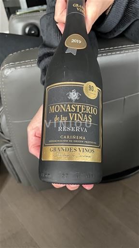 Aragon Cariñena Monasterio de las Viñas Reserva 2019