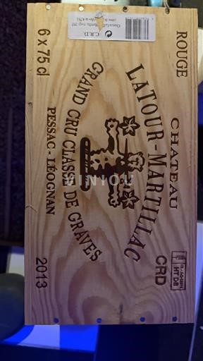 Burdeos Pessac-Léognan Grand Cru Château Latour-Martillac 2013