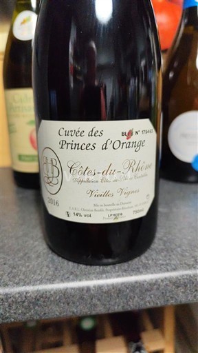 Valle del Ródano Côtes del Ródano Domaine BL des Princes d'Orange 2016