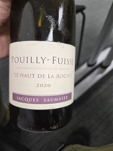 Bourgondië Pouilly-fuissé Jacques Saumaize Le Haut de la Roche 2020
