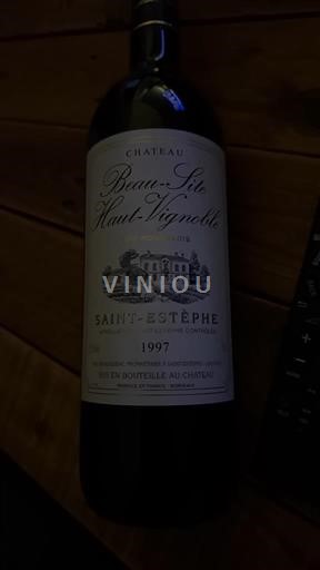Burdeos Saint-Estèphe Château Beau-Site Haut-Vignoble 1997