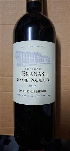 Bordeaux Moulis-en-Médoc Château Branas Grand Poujeaux Éclats de Branas 2019