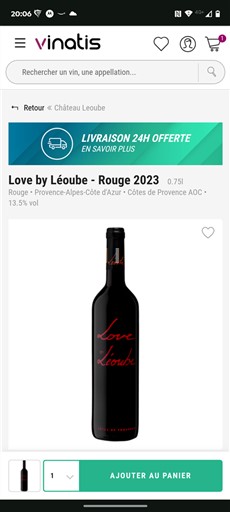 Provenza Côtes-de-Provence Château Léoube Love by Léoube 2023