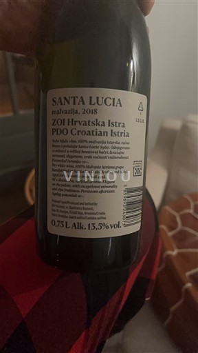 Istrië Niet gespecificeerd Kozlovic Santa Lucia Malvazija 2018