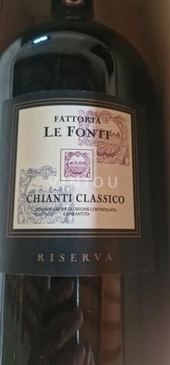 Toscana Chianti Classico Fattoria Le Fonti Riserva 2017