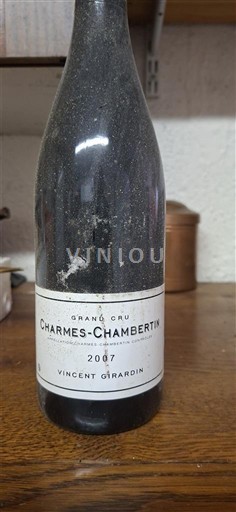 Bourgogne Charmes-chambertin Grand Cru Vincent Girardin 2007