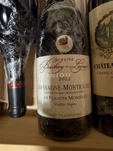 Burgundy Chassagne-Montrachet Domaine Bachey-Legros Les Plantes Momières Vieilles Vignes 2022