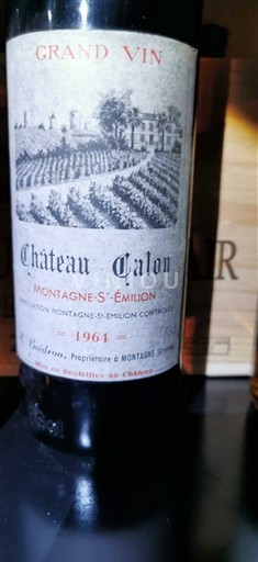 Bordeaux Montagne-saint-émilion Château Calon 1964