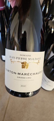 Bourgogne Không được chỉ định Grand Cru Domaine Jean-Pierre Maldant 2021