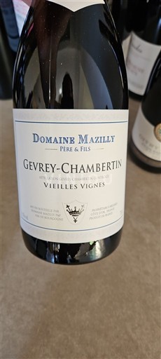 Borgogna Gevrey-Chambertin Domaine Mazilly Père & Fils Vieilles Vignes Senza annata