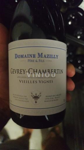 Borgoña Gevrey-Chambertin Domaine Mazilly Père & Fils Vieilles Vignes Sin añada