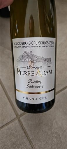 Alsácia Não especificado Grand Cru Domaine Pierre Adam Riesling Schlossberg Não Sazonado