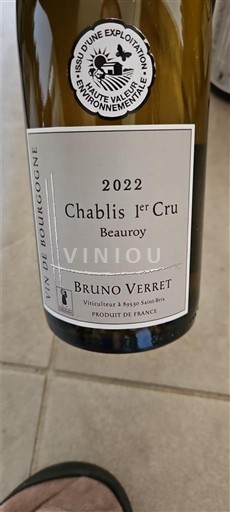Bourgogne Không được chỉ định Premier Cru Bruno Verret Beauroy 2022