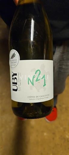 Sud-Vest Côtes de Gascogne Domaine Uby N°21 2024
