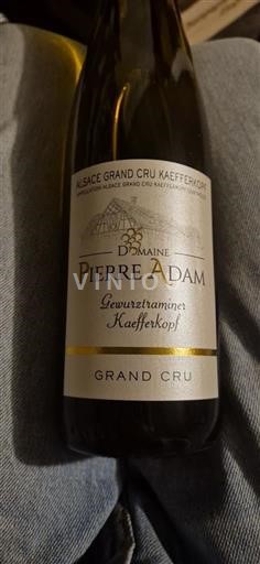 Ельзас Не вказано Grand Cru Domaine Pierre Adam Gewurztraminer Kaefferkopf Без вінтажу