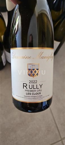 Burgund Rully Premier Cru Domaine Manigley Les Cloux 2022