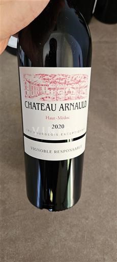 Bordeaux Haut-Médoc Cru Bourgeois Exceptionnel Château Arnauld 2020