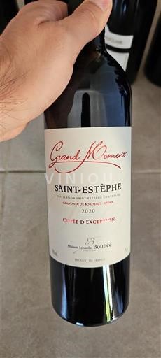 Bordeaux Saint-Estèphe Maison Johanes Boubée Grand Moment d'Exception 2020