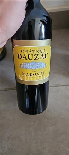 Bordeaux Margaux Grand Cru Château Dauzac 2013
