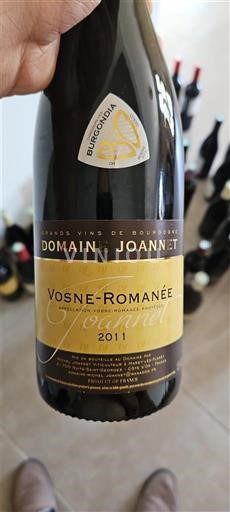 Bourgogne Vosne-romanée Domaine Joannet 2011