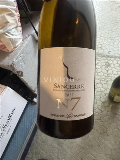 Údolí Loiry Sancerre Domaine JB Baland N7 2022