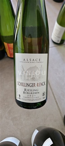 Alsace Schillinger-Renck Riesling Burgreben 2021