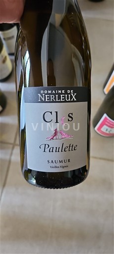 Loire Valley Saumur Domaine Nerleux Clos Paulette 2020