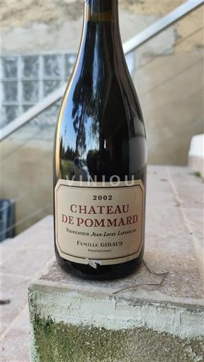 Burgundy Pommard Château Pommard 2002