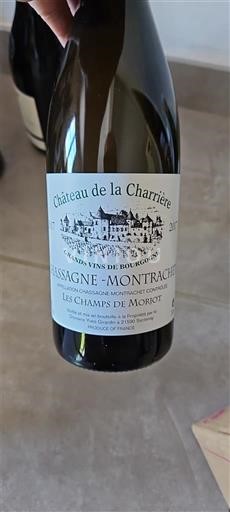 Borgogna Chassagne-Montrachet Château La Charrière Les Champs de Morjot 2017