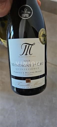 Borgogna Montagny Premier Cru Famille Masse Quintessence 2015