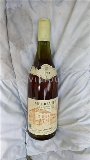 Burgundi Meursault Philippe Bouzereau Les Narvaux 1987