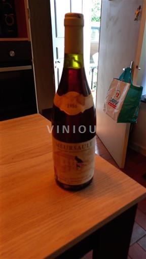 Burgundi Meursault Philippe Bouzereau 1986 1986
