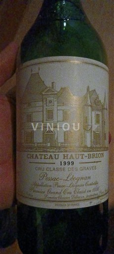 Bordeaux Pessac-Léognan Grand Cru Château Haut-Brion 1999