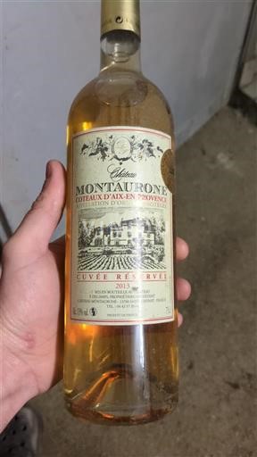 Provence Coteaux de Aix-en-Provence Château Montaurone Réservé 2013