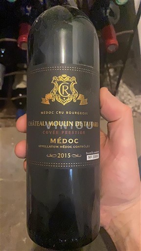 Bordeaux Médoc Cru Bourgeois Château Moulin de Taffard Prestige 2015