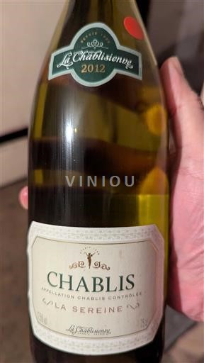 Burgundi Chablis La Chablisienne La Sereine 2012