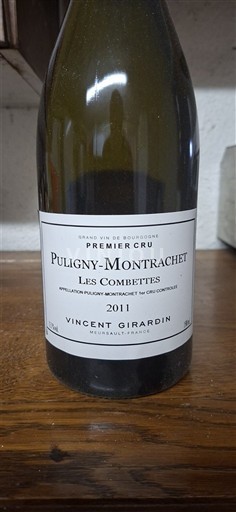 Borgoña Puligny-Montrachet Premier Cru Vincent Girardin Les Combettes 2011