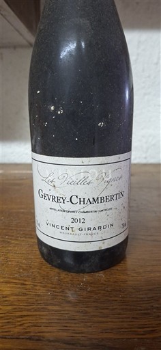 Bourgondië Gevrey-Chambertin Vincent Girardin Les Vieilles Vignes 2012