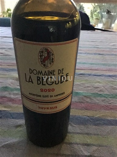 Provence Bandol Domaine La Bégude Thyrsus 2020