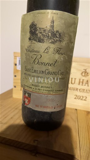 Bordeaux Saint-Émilion Grand Cru Grand Cru Château La Fleur Bonnet 1985