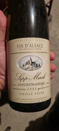 Alsace Sipp Mack Vieille Vigne 2000