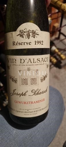 Alsace Joseph Scharsch Réserve 1992