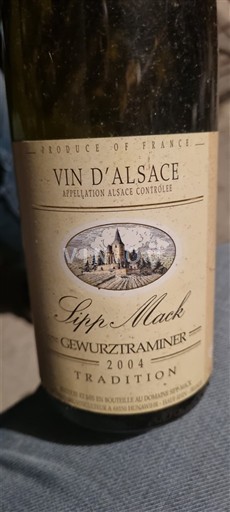 Alsace Sipp Mack Tradition 2004