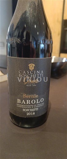Piemonte Barolo Cascina Boschetti Sernie 2018