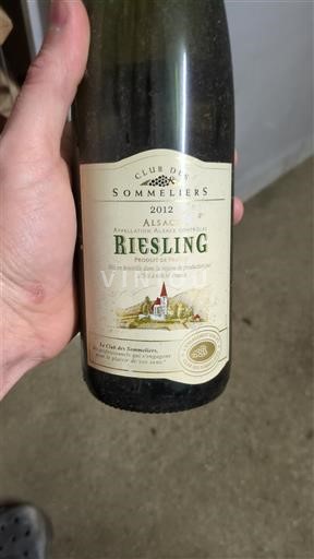 Alsace Club des Sommeliers 2012