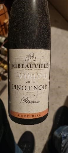Alsace Ribeauvillé Réserve Kugelberg 2004