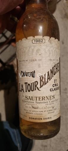 Bordeaux Sauternes 1er Cru Classé Château La Tour Blanche 1982