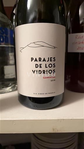 Madrid Vína de Madrid Parajes de los Vidrios Garnacha 2018