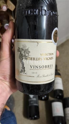 Thung lũng Rhône Vinsobres Cave la Vinsobraise Sélection Vieilles Vignes 2015