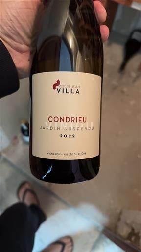 Rhône Valley Condrieu Pierre Jean Villa Jardin Suspendu 2022